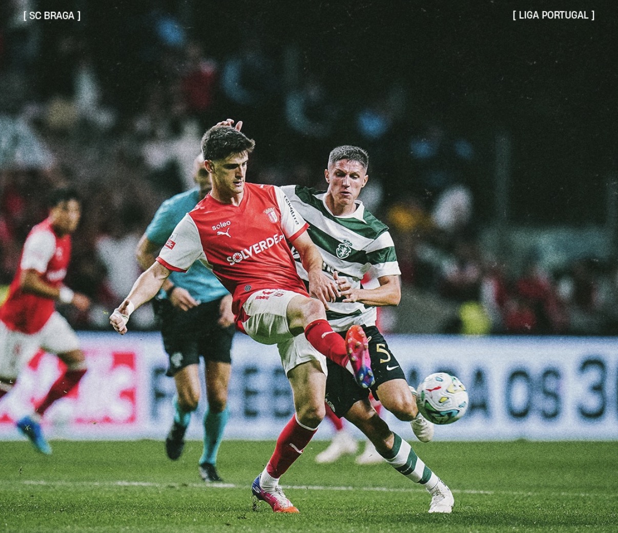 Sporting dá a volta ao resultado na Pedreira e vence o SC Braga por 3-1