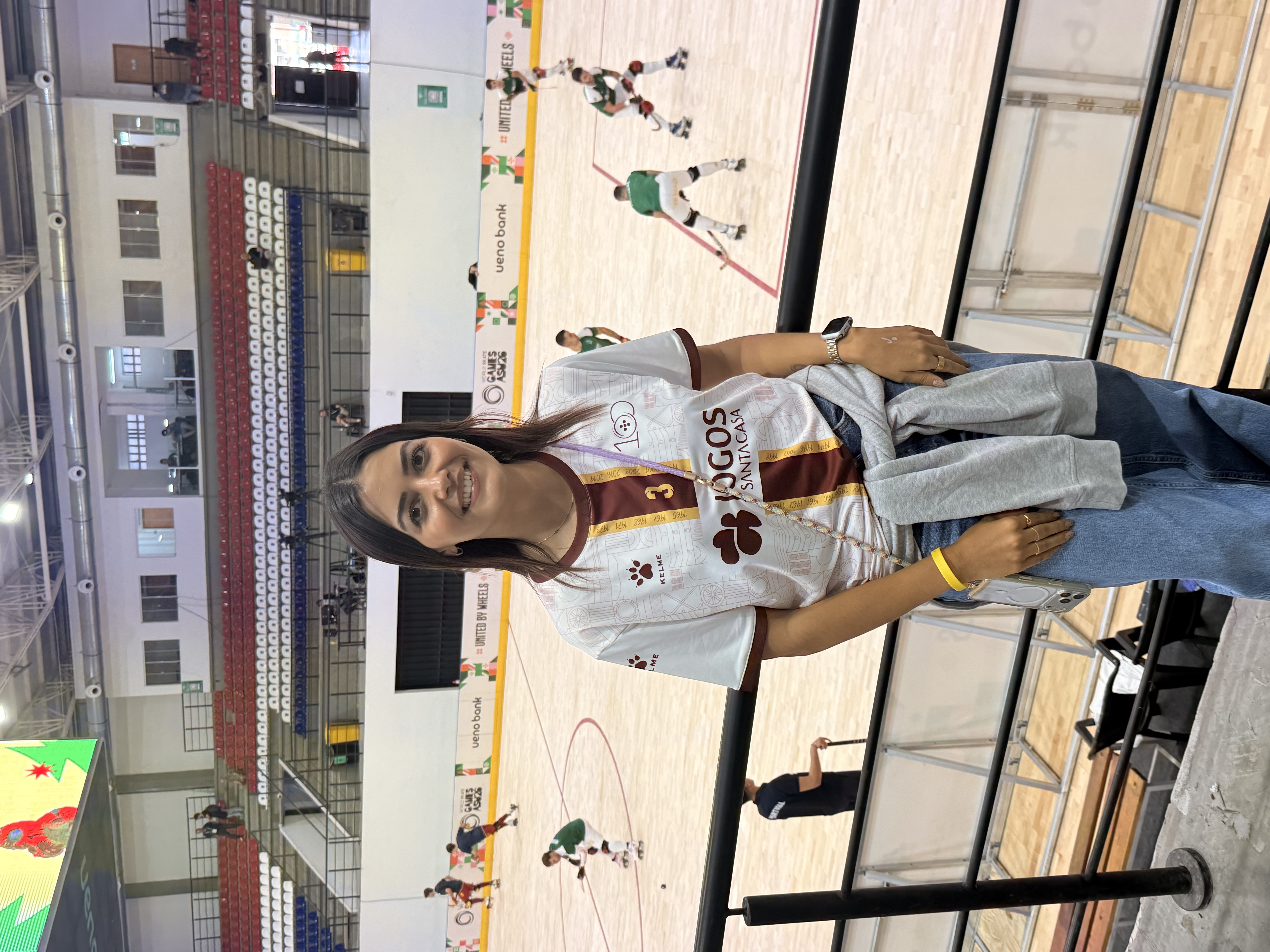 Joana Lourenço viajou de Portugal até ao Paraguai para viver um Mundial de hóquei em patins do princípio ao fim